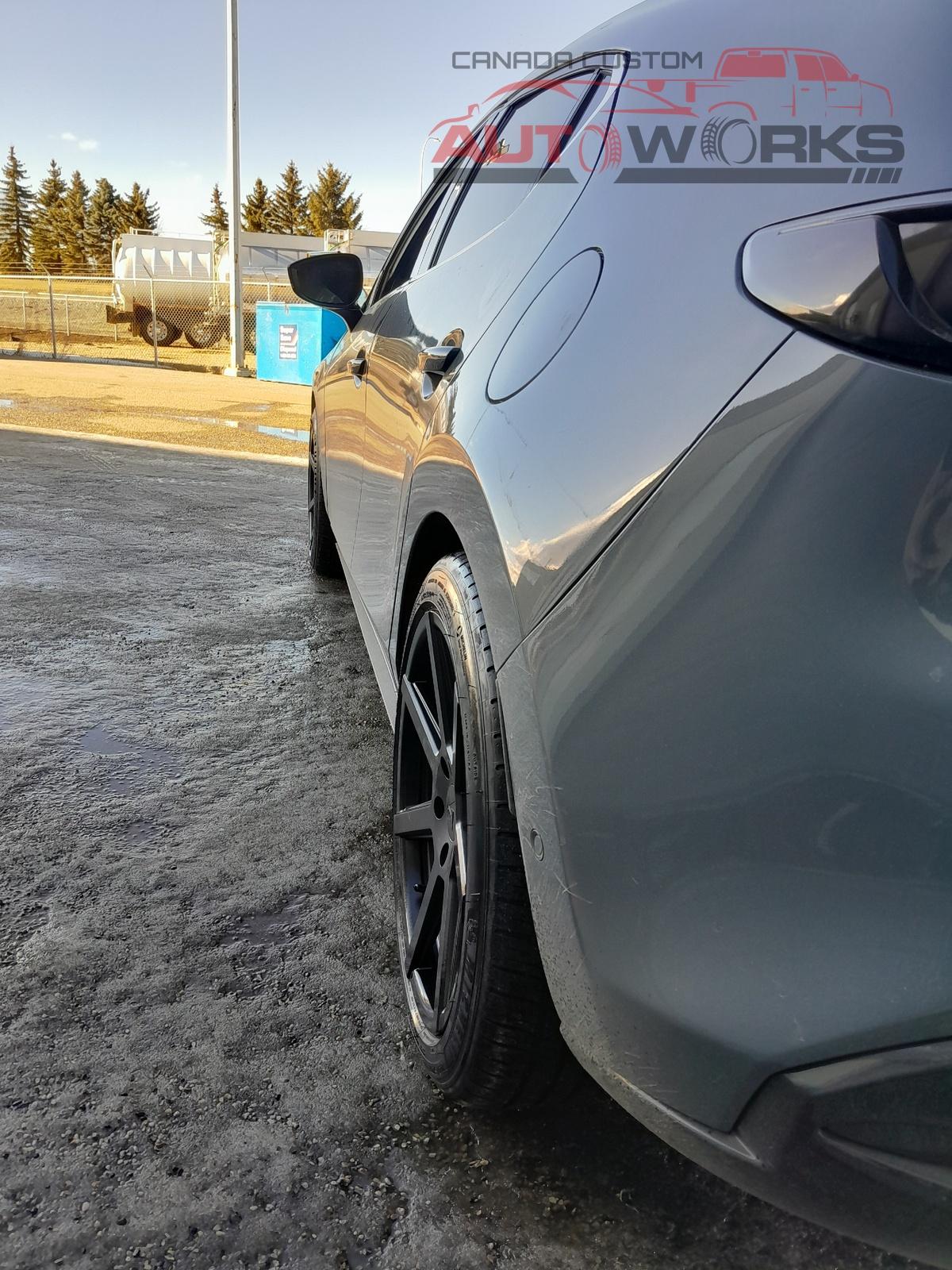 2021 Mazda Mazda3 Sport on Armed Syndicate Assassin 18x8 Black