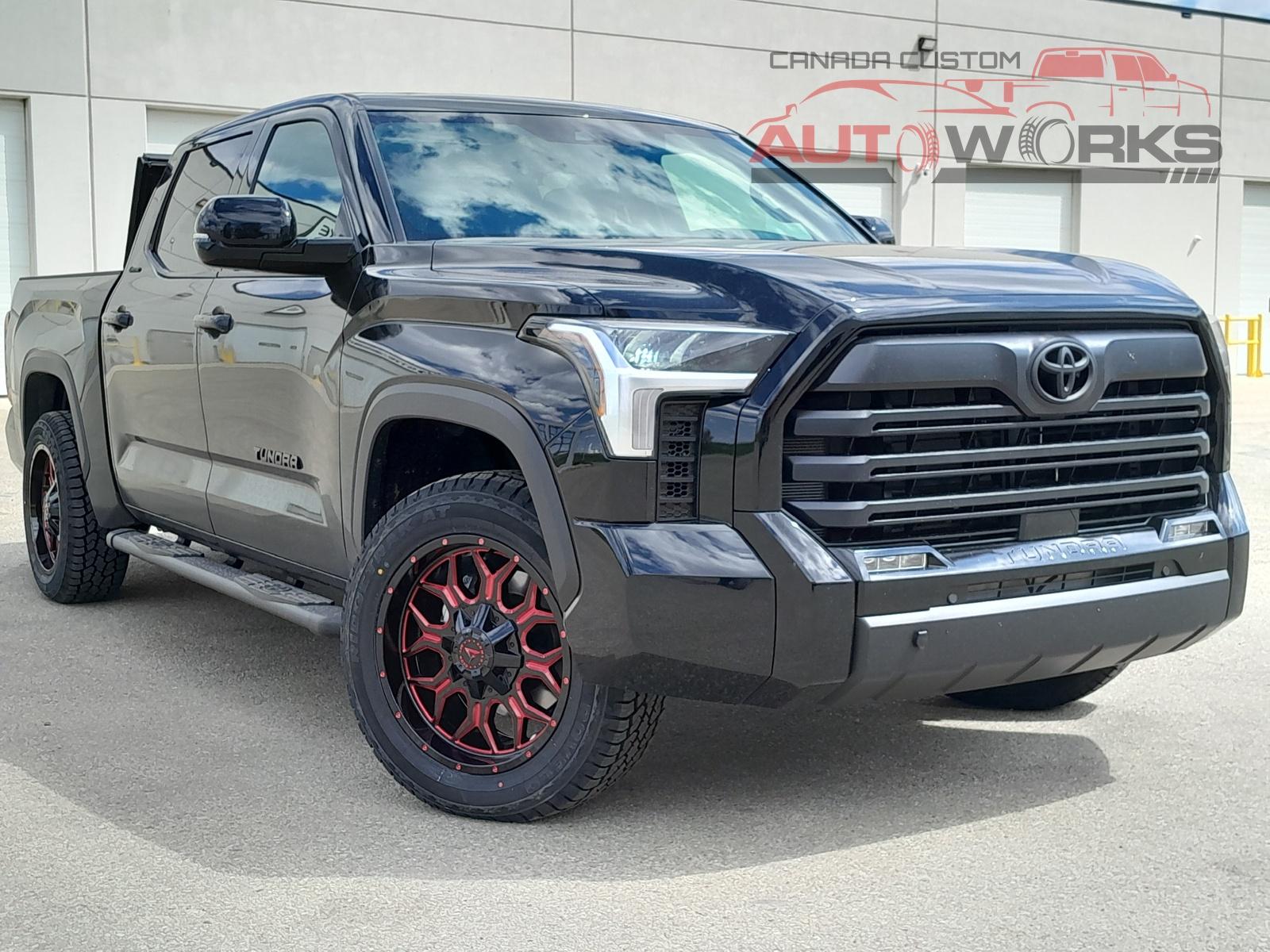 2024 Toyota Tundra on Armed Off-Road Infantry 20x9 Black Wheels